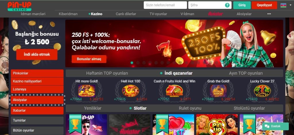 Pin up kazino Azerbaycan